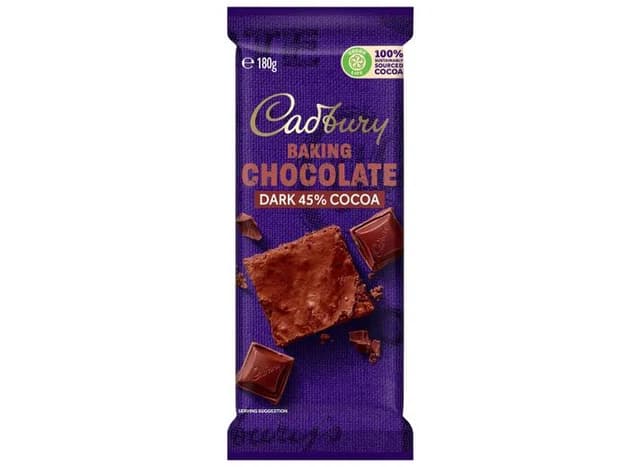 Cadbury Baking Dark Chocolate 180G