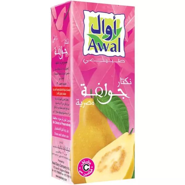 Awal Egyptian Guava Nectar Juice, 6x200ml