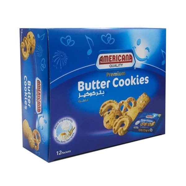 أمريكانا بسكويت زبدة, 12x44g