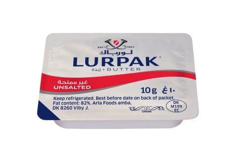 Lurpak Spreadable Unsalted Butter, 10g