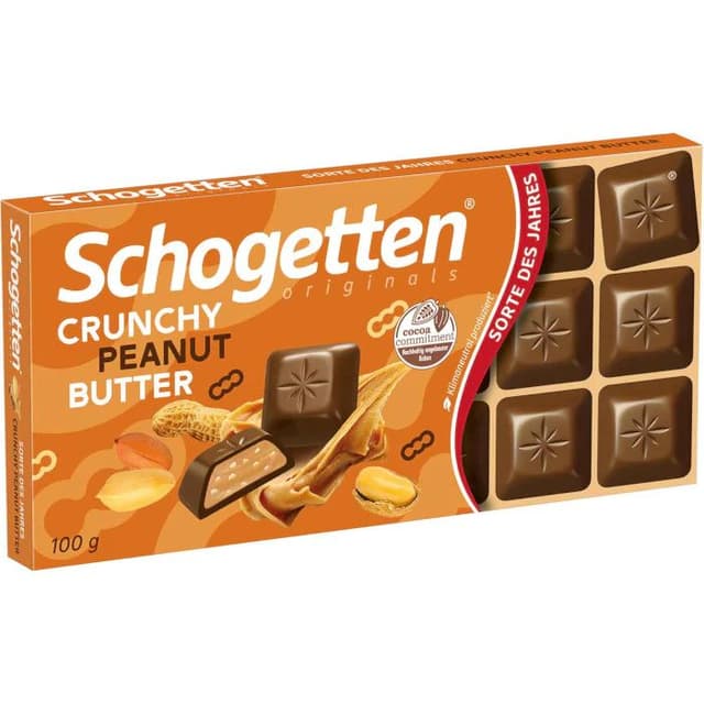 Schogetten Crunchy Peanut Butter, 100g