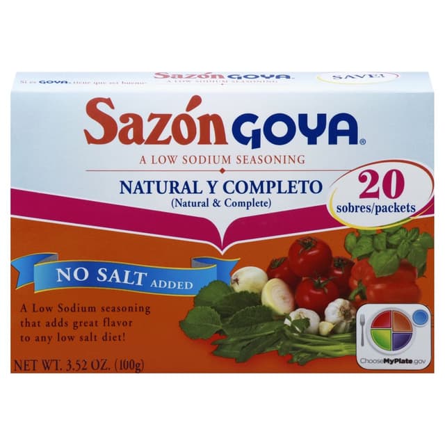 Goya Sazón Natural and Complete