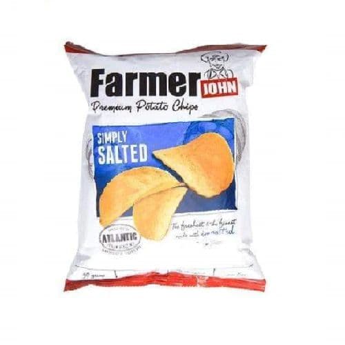 Leslie's Farmer John Salted Potato Chips, 90g