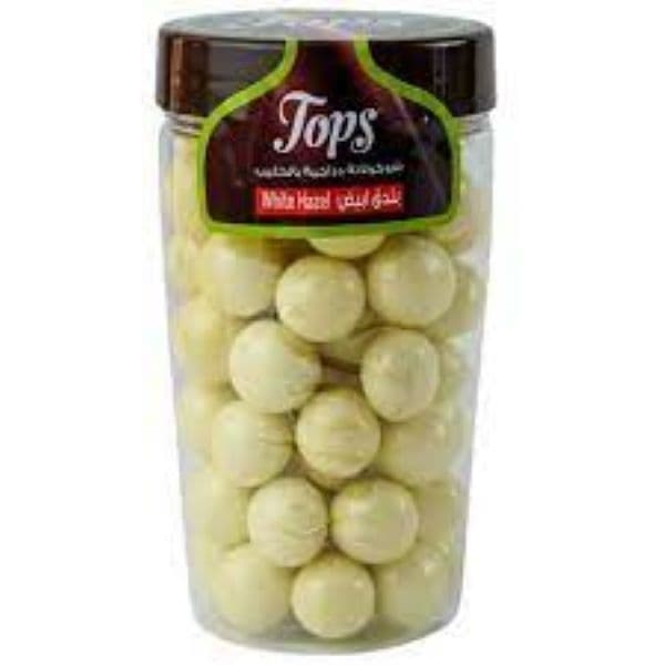 Tops Drajee Hazelnut White Chocolate, 230g