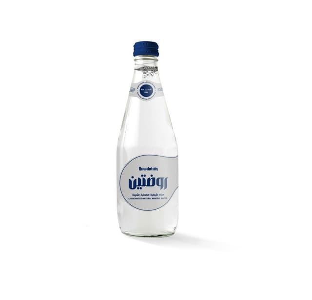 Rawadtn Natural Mineral Water Glass Bottle, 430ml