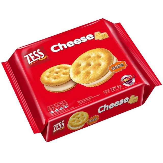 Zess Cheese Sandwich Cracker, 229.5 g