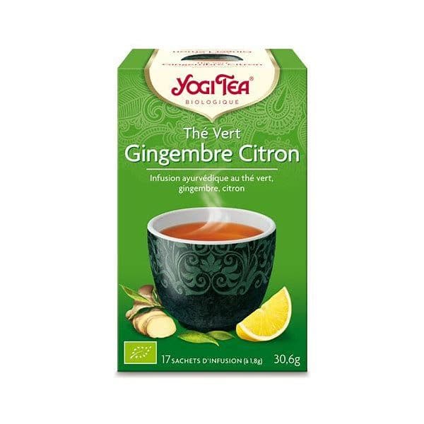 Yogi Organic Tea Green Ginger Lemon 17'S Sachets 30.6G