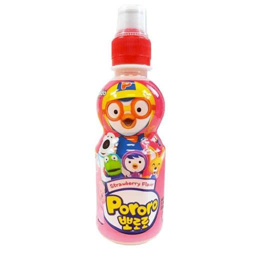 Paldo Pororo Strawberry Milk, 235ml