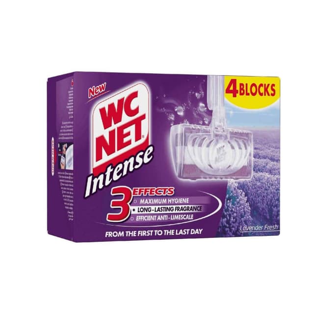 Wc Net Intense Toilet Blocks Lavender 4 pcs