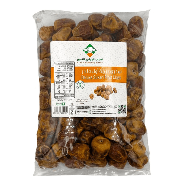 Atyab Deluxe Sukari First Class Dates, 1kg