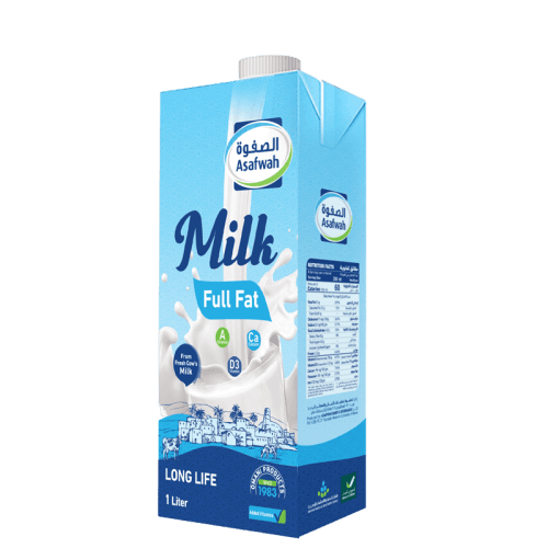 A'safwah UHT Milk, 4x1L