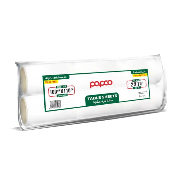 Papco Tpm Table Cover, 100 x 110 cm, 1kg x 2 Roll