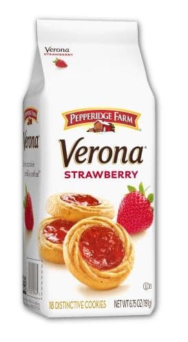 Pepperidge Farm Verona Strawberry Thumbprint Cookies 191 g