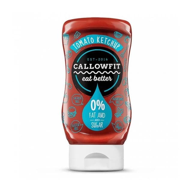 Callowfit Tomato Ketchup 0% Fat & Added Sugar, 300ml