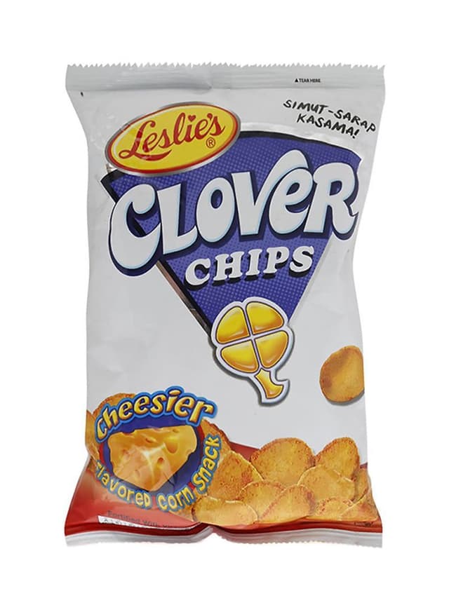 Leslies Clover Chips Cheese 55 G
