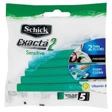 Schick Exacta 2 Sensitive 5 Razors Pkt