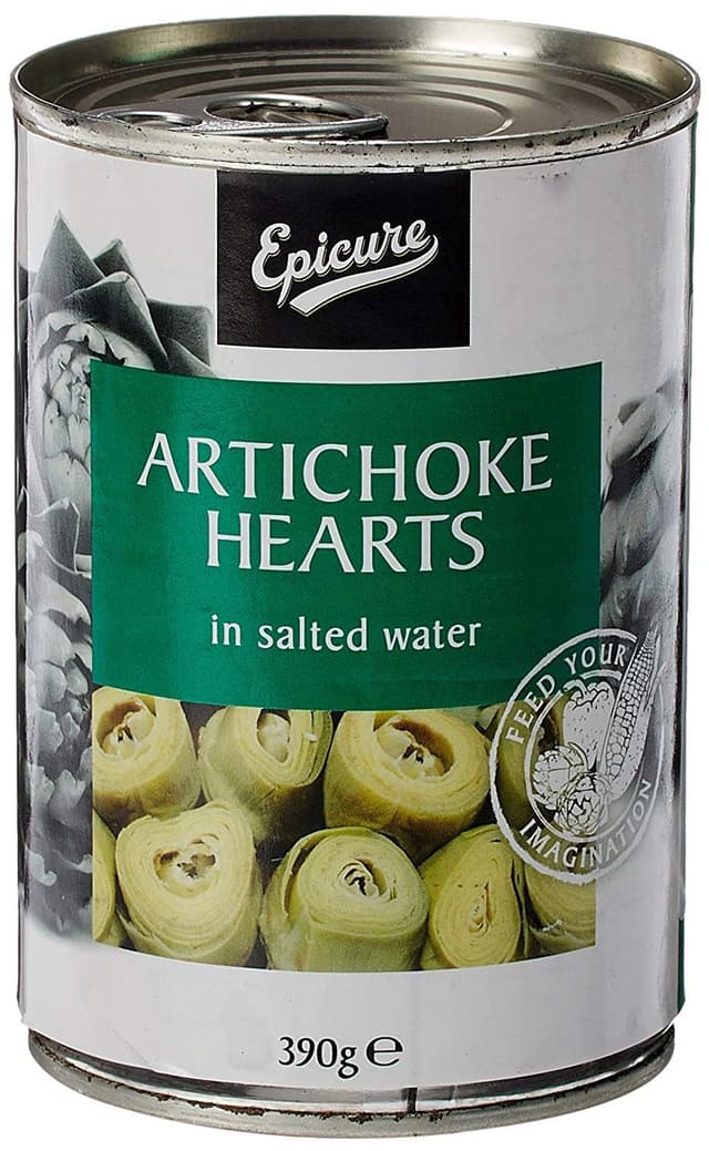 Epicure Artichoke Hearts in Salted Water 390g