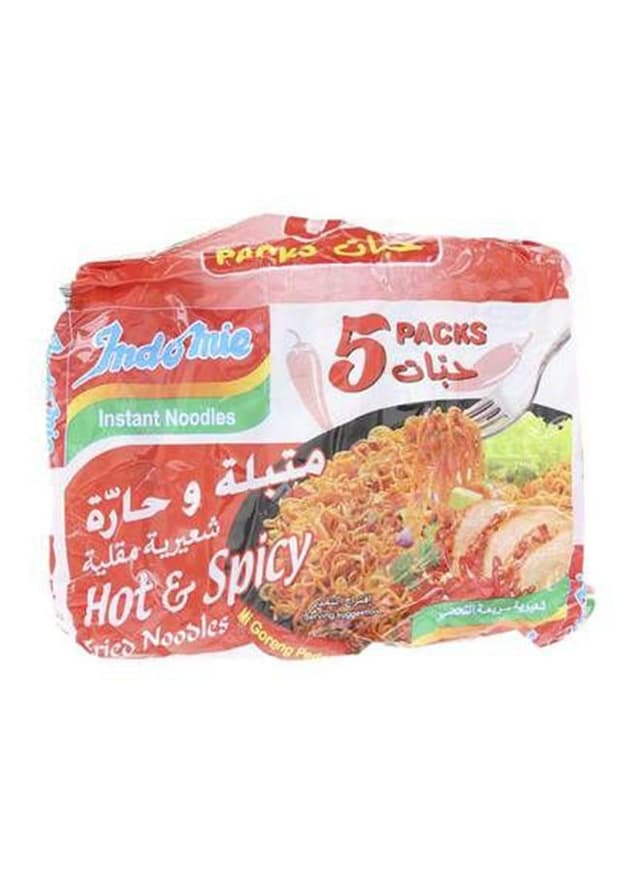 Indomie Hot Fried Noodle 5 X 80 Gm