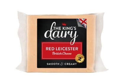 The King's Dairy Red Leicester British Cheese 200g