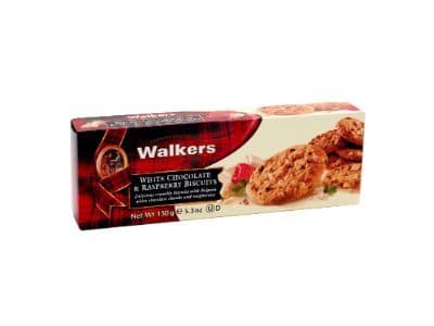 Walkers White Chocolate And Raspberry 150 g