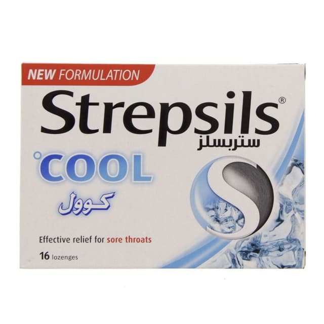 STREPSILS COOL TABLETS 16S