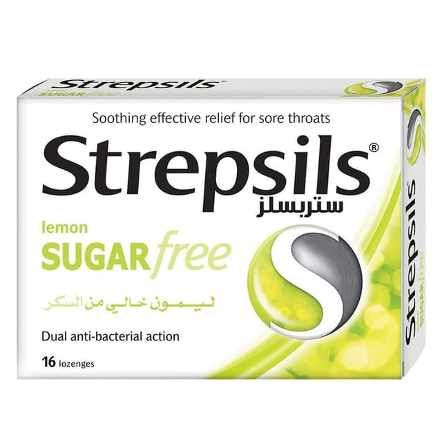 STREPSILS SUGAR FREE 16S