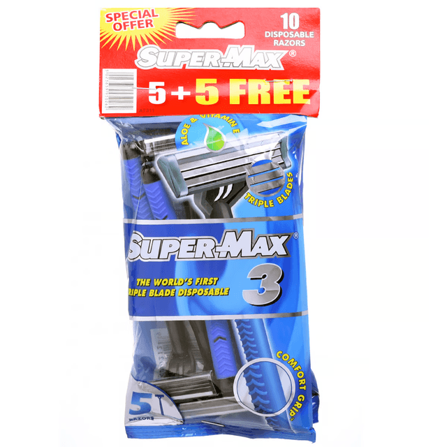 SUPERMAX RAZORS 5S DISPOSABLE RAZORS