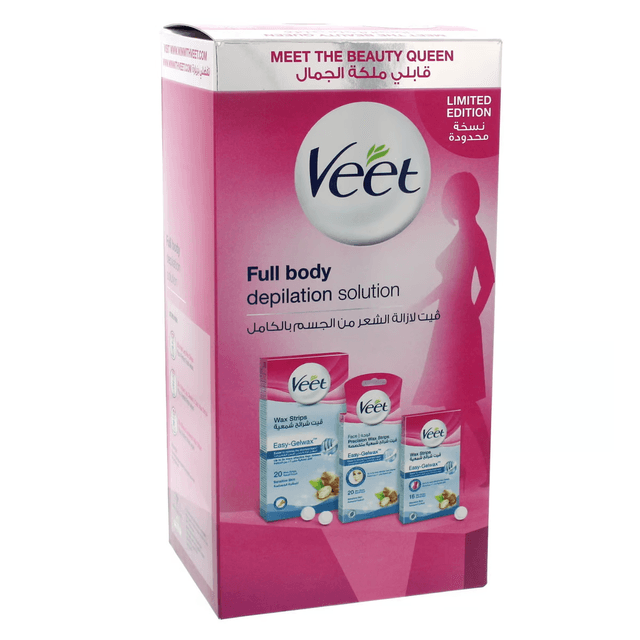 VEET HAIR REMOVAL WAX STRIPS 20S