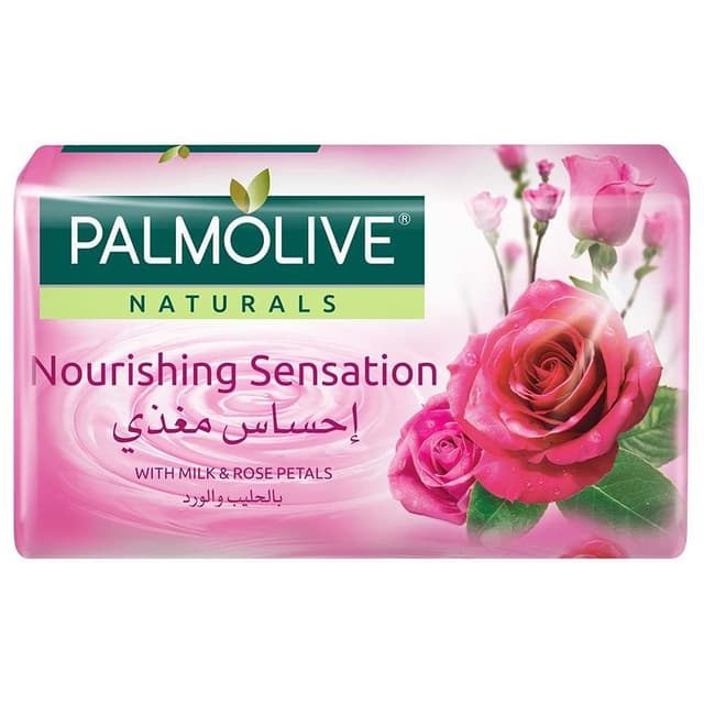 بالموليف صابون حليب وردي وروز 170G