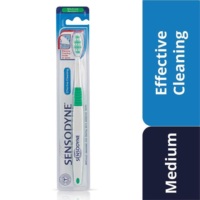 SENSODYNE TOOTHBRUSH EFFECTIVE CLEANING MEDIUM 1 PC