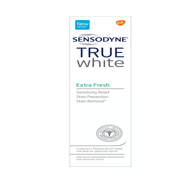 SENSODYNE TOOTHPASTE TRUE WHITE EXTRA FRESH 75ML