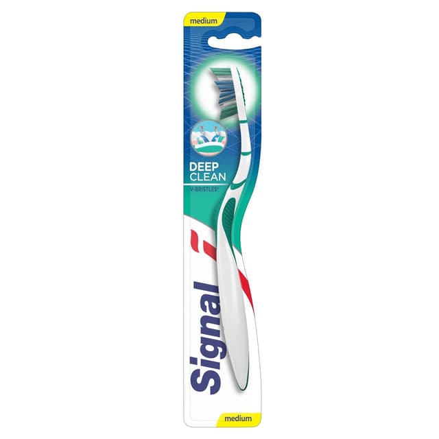 SIGNAL TOOTH BRUSH DEEP CLEANING V BRISTLES MEDIUM