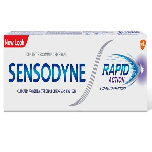 SENSODYNE TOOTHPASTE RAPID ACTION 75ML