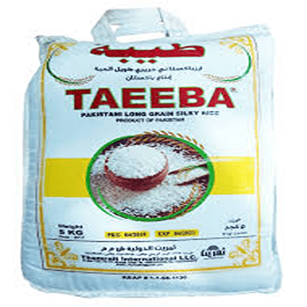 طيبة أرز طويل الحبة سيلكي 5KG
