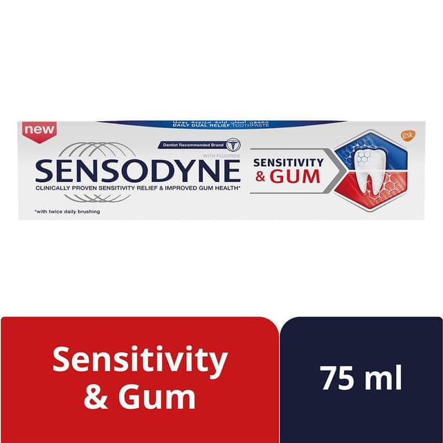 SENSODYNE TOOTHPASTE SENSITIVITY & GUM 75ML