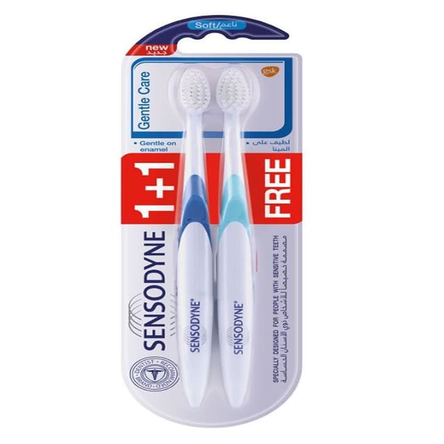 SENSODYNE TOOTHBRUSH GENTEL SOFT PROMO B1G1F 1+1