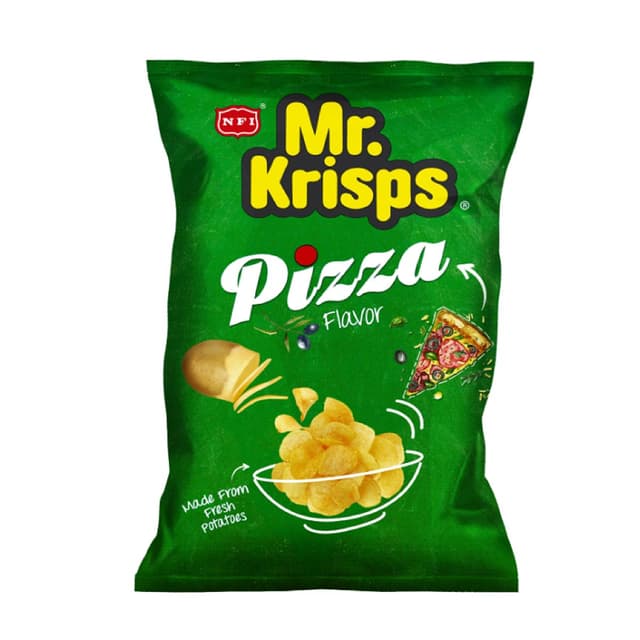 MR KRISPS CHIPS PIZZA FLAVOR 80G