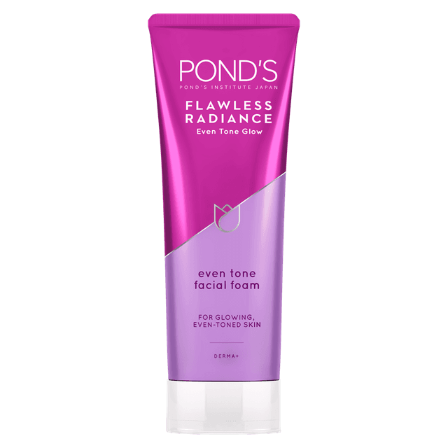PONDS FACE WASH FOAM FLAWLESS WHITE 100G