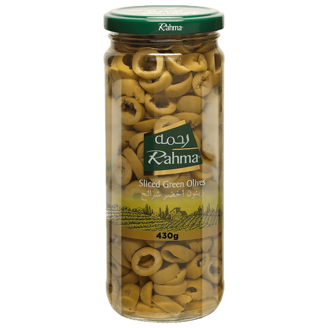 رحمة زيتون أخضر شرائح 430G