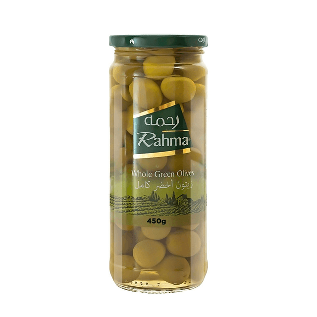 رحمة زيتون أخضر كامل 450G