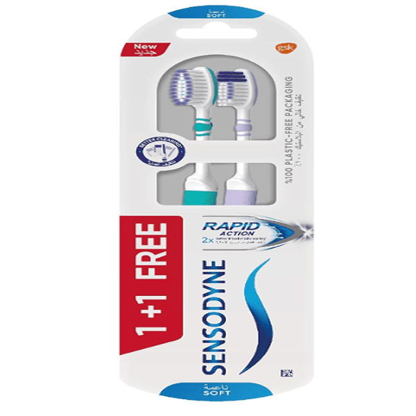 SENSODYNE TOOTHBRUSH RAPID ACTION SOFT PROMO B1G1