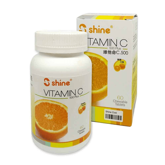 SHINE VITAMIN C TABLETS ORANGE 60S