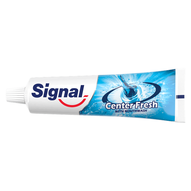 SIGNAL TOOTH PASTE BLUE CENTER FRESH WITH MOUTHWASH 100ML