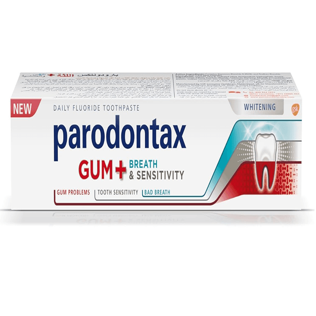 PARODONTAX TOOTHPASTE GUM+ BREATH SENSITIVITY WHITENING 75ML