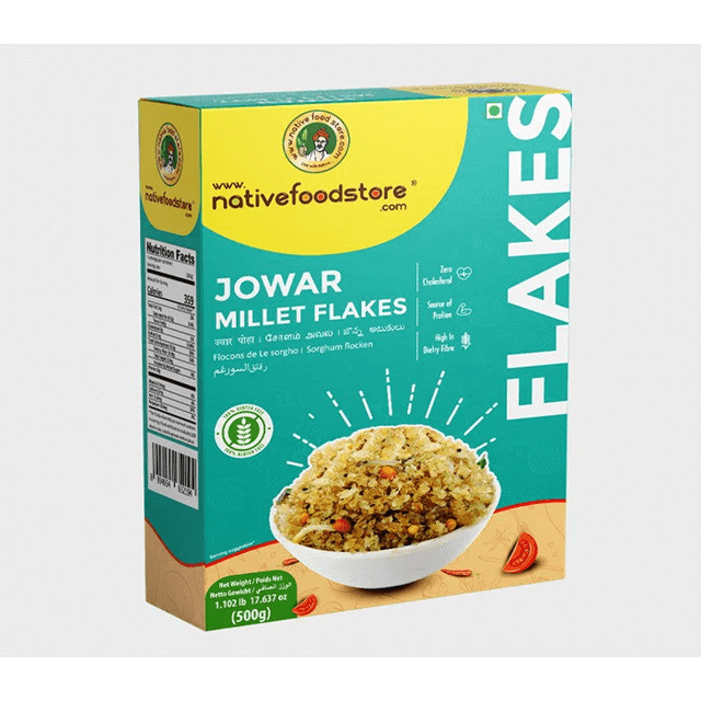 NATIVEFOOD JOWAR MILLET FLAKES 500G