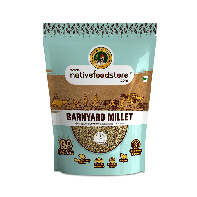 NATIVEFOOD KUTHIRAIVALI BARNYARD MILLET 1KG