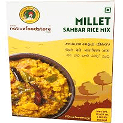 NATIVEFOOD MILLET SAMBAR SADHAM MIX 500G