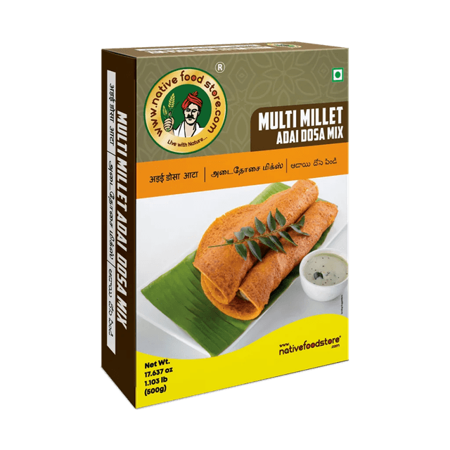 NATIVEFOOD MULTI MILLET ADA DOSA FLOUR 500G