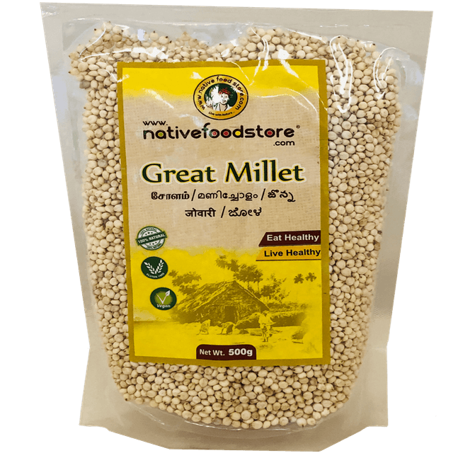 NATIVEFOOD WHITE CHOLAM GREAT MILLET 500G