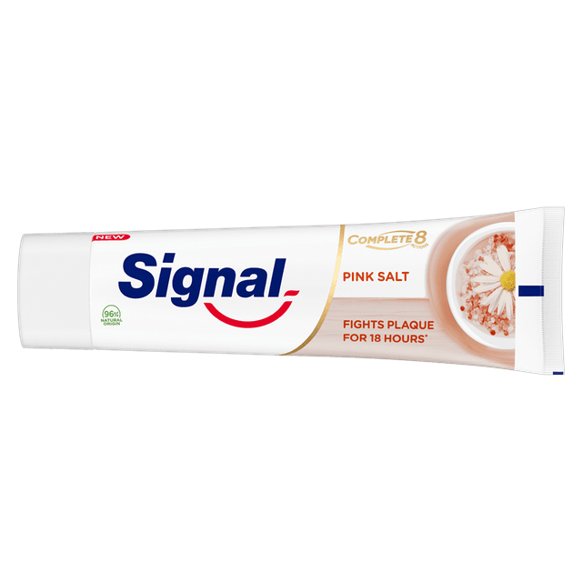 SIGNAL TOOTHPASTE COMPLETE 8 PINK SALT & CHAMOMILE 75ML